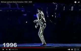 screenshot Michael Jackson Dance Evolution 1968 - 2009