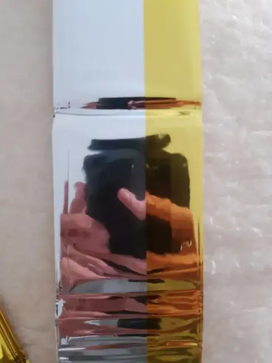 Normal view of emergency blanket