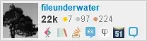 profile for fileunderwater on Stack Exchange, a network of free, community-driven Q&A sites