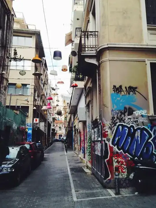 Wonderful photo of the streets of Athens I found. I'm an amateur photographer curious to learn how to make my digital photos (Canon Rebel T3i) look more like film. Like this photo here, it has that film look. Are there picture style settings that I can change and shoot in to achieve these looks, or is it all just understanding manual setting? I'm really eager to learn how to take well composed photos that have a crisp, vintage look to them. Please help.