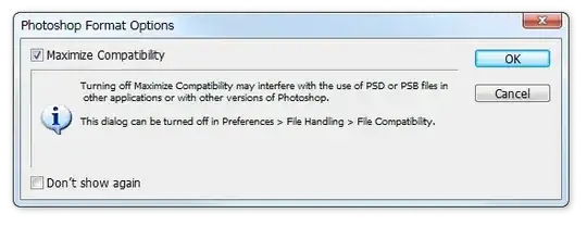 Photoshop Maximize Compatibility Dialog
