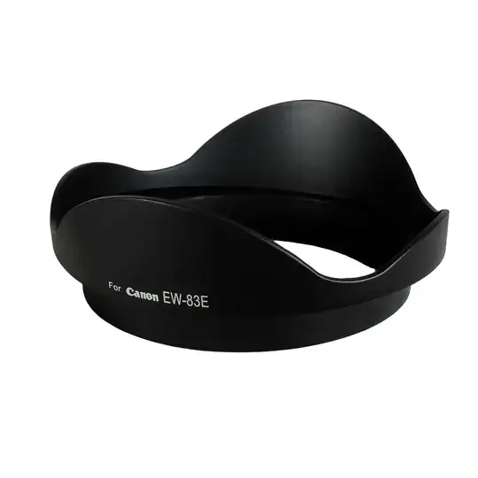 Knock of lens hood EW-83E