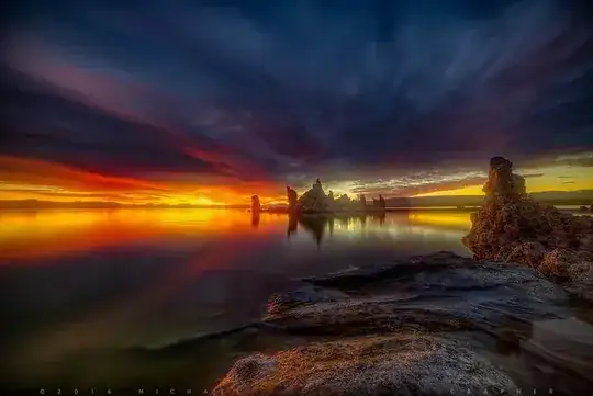 Long exposure at low iso blended with shorter exposures at higher isos