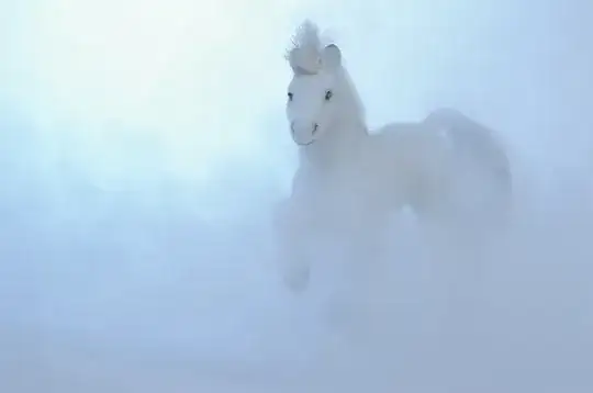 frozen horse