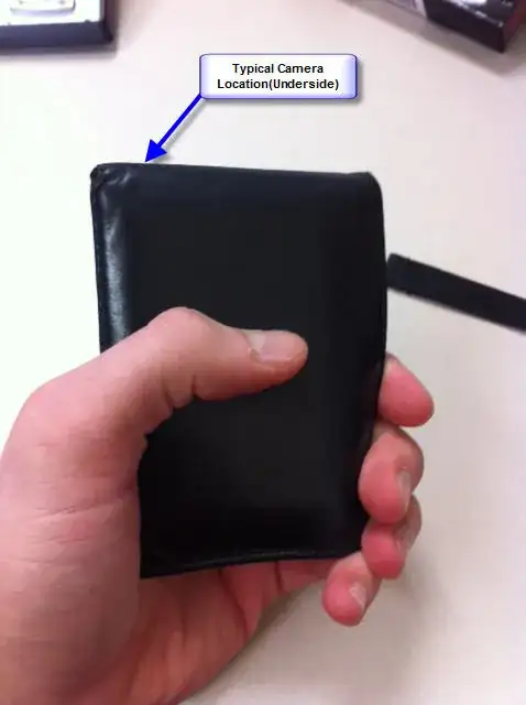 Typical camera location