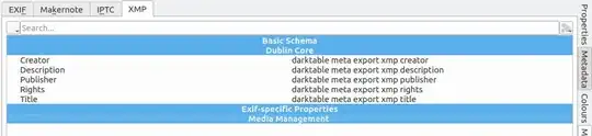 digikam metadata tab