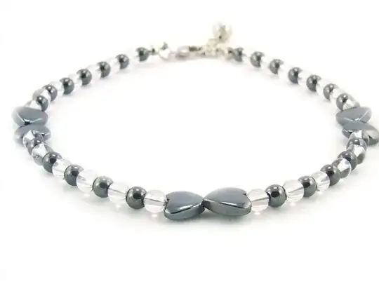 Bracelet with a nice white background