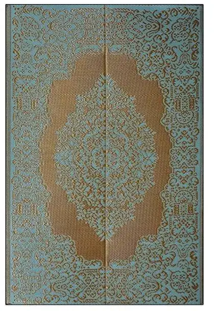 orthogonal view of the mat from above