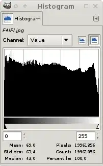 Histogram of photo of adult couple