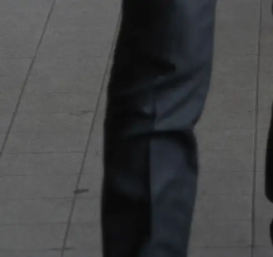 Tiles behind couple in focus