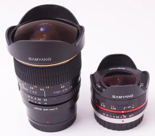 Samyang dSLR vs.mirrorless fisheyes