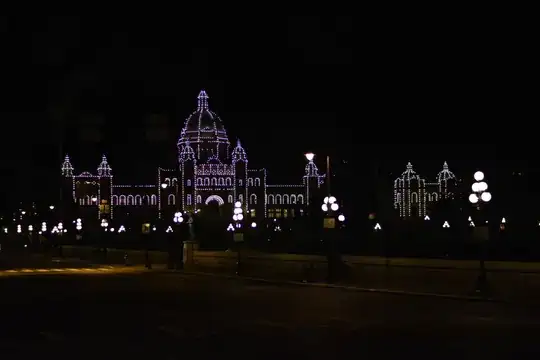 Purple Fringing on BC parliament
