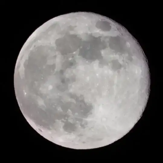 moon 250mm crop sensor