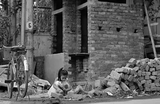 monochrome without change