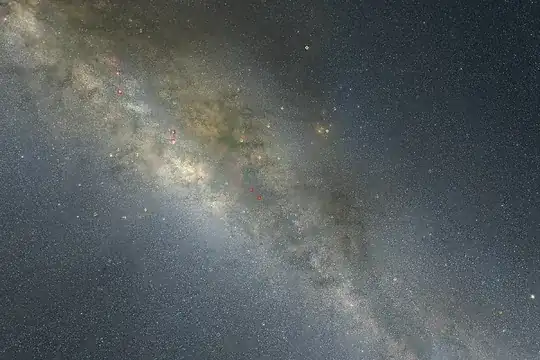 Milky way center mass