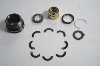 Smena lens disassembled