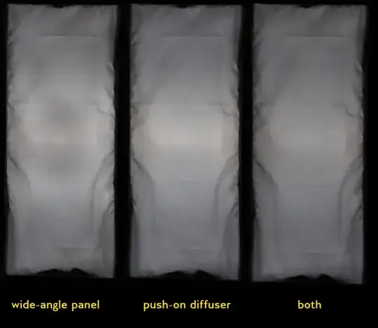 test of wide panel vs. push-on