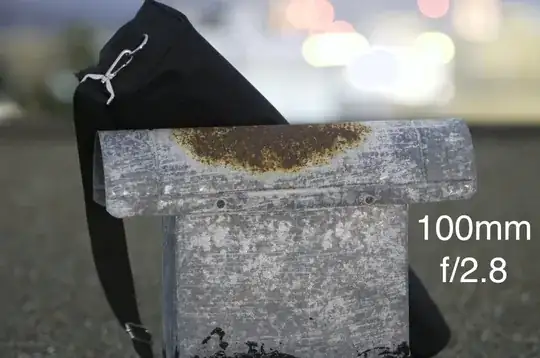 100mm f/2.8 ISO 400 20s