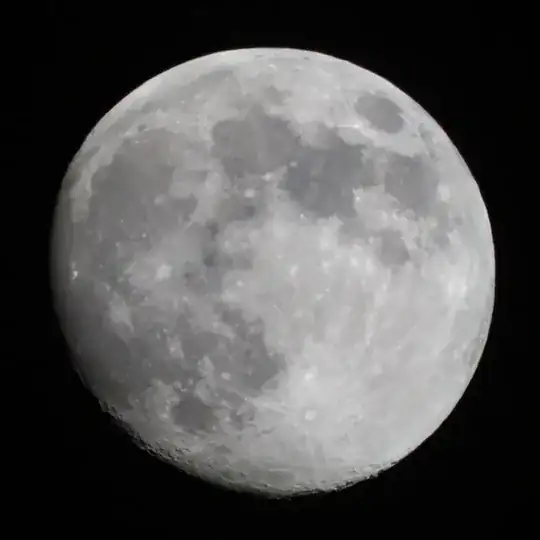 tripod picture of the moon
