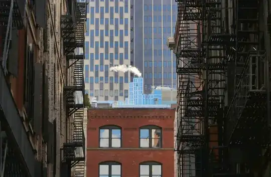Imperfect symmetry. Chinatown, NYC.