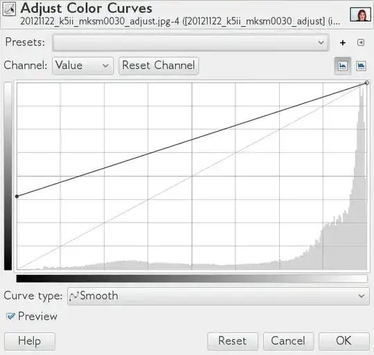 brightness +100 as curves