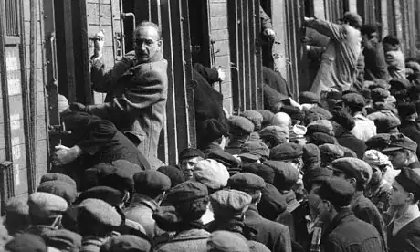 Schindler's List, nice usage of perspective line in rule of third