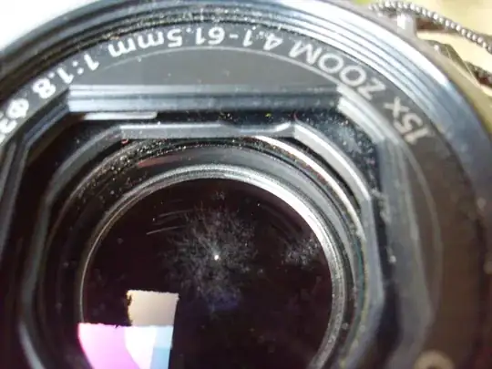 fungus spore on lens