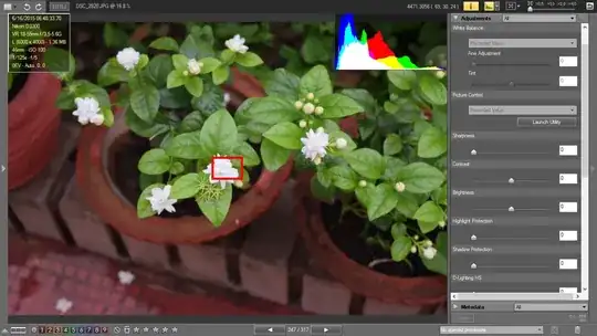 showing the focus point