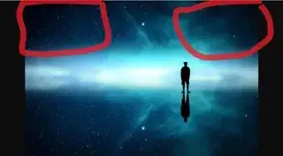 blotchy areas circled