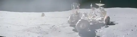 Apollo 16 lunar rover stitch