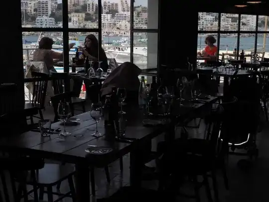 Foreground underexposed