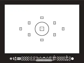 Canon EOS Rebel T3i (600D) AF array