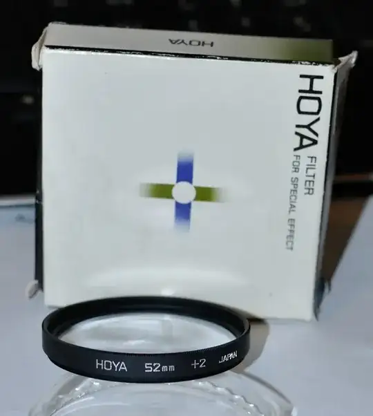 Hoya filter +2