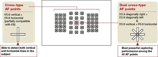 Canon EOS 80D AF Array