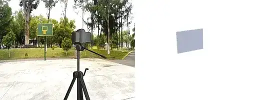 Taking a spherical projection