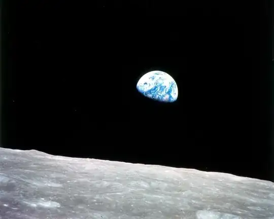 earth from the moon