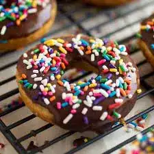 sprinkled donut