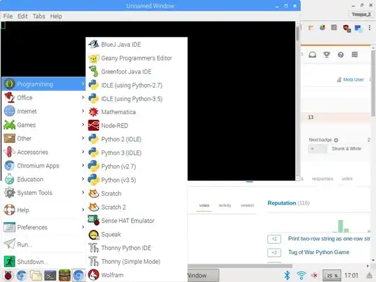 raspbian start menu