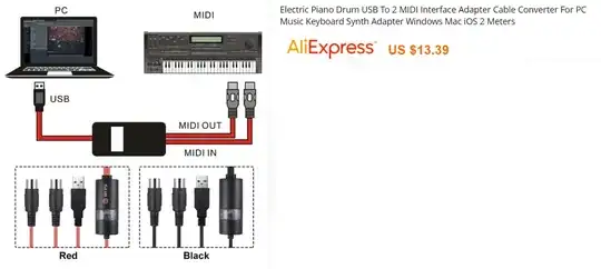 midi usb adapter