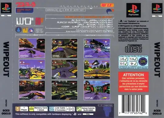 Back of Wipeout Box