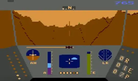 Screenshot of Rescue on Fractalus