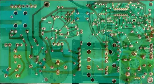 Semi-transparent "back" view