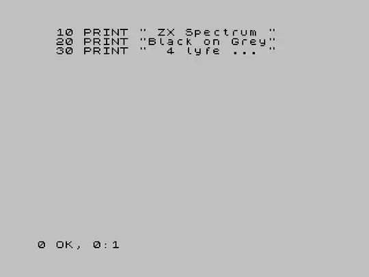 Speccy BASIC listing