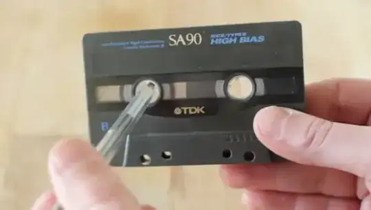 Adjusting a cassette using a pen