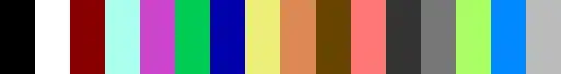 C64 Colour palette