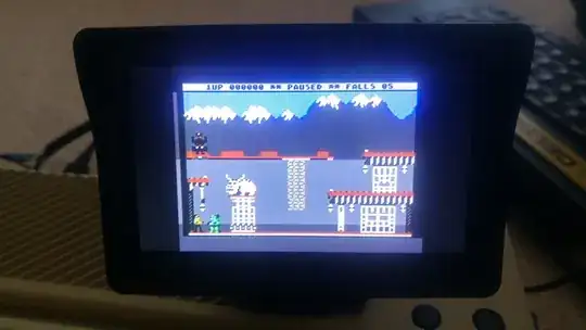 Atari 130XE + PAL parking display