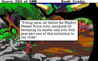 Animated screenshot showing the scene from the game