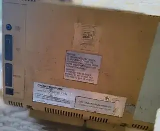 ERGO 301 Terminal Back View