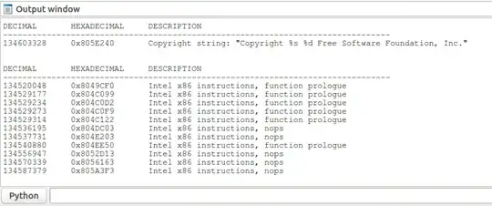 Result of the Binwalk IDA Plugin