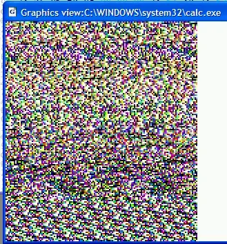 calc.exe in binary view